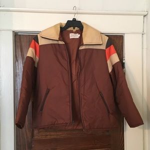 Vintage brown puffy coat!!!
